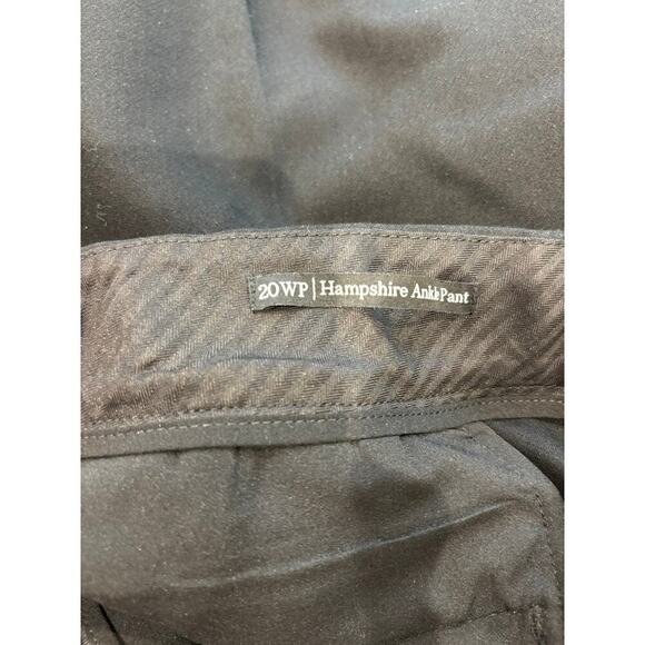 Talbots Hampshire Ankle Pant Size 20WP Black - Picture 7 of 9